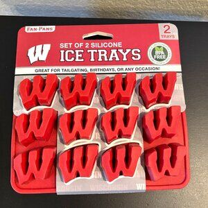 NWOT: 2-Pack | NCAA Wisconsin Badgers Ice Cube Trays